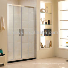 puertas de ducha de vidrio correderas dobles hechas en China